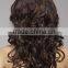 Half hand-tied and half machine-made front lace wigs for black women