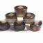 AAA Smoky Color Quartz Smooth Handmade Big Hole Tyre Beads