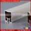 Powder coated aluminum handle profiles for sliding wardrobes