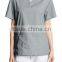 OEM Womens light grey V neck Workwear Scrub Set Medical Dentist Uniform