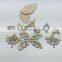 table decoration Gold leaf christmas train yard decoration