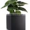 matt black plant flower long use life pot planter