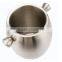 1.3L stainless steel double wall barrel beverage ice buckets with stand