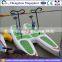 Double seat 2 person FRP water bike pedal boats for sale