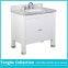 White Bathroom Vanity Carrera Marble Top
