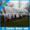 Economical arch roof type tunnel greenhouse steel structure greenhouse panels