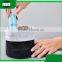 Fashion foldable round shape custom transparent men toiletry bag