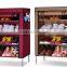 5 Tiers Shoe Rack 20 Pairs Non-woven Fabric Shoe Tower Organizer Cabinet