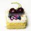 Artificial Resin Mini Cake Custom Food Fridge Magnet