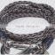 round braided real leather bracelet for man / high quality leather bracelet for lover