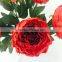 Artificial red peony flowers
