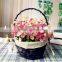 wholesale chinese wicker wedding decoration basket flower basekt