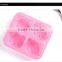 Pink silicone cake molds baking tools