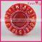 Wholesale fashionable decorative small red rhinestone button for garments and clothing WBKA-299