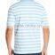 Men's Slim Fit Striped Button-Down Polo Shirt