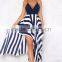 women dresses 2016 top quality latest design stripe fashion boutique dress