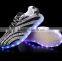 black/white LED shoes