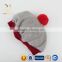 Kids Knitted Cashmere Funny Winter Hats With Pom Poms