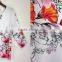 knitwear manufacturer V neck print jumper sweater