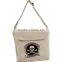Eco-Friendly Cotton Messenger Bag - made from 10 oz. cotton canvas and comes with your logo.