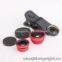 Wide Angle+ Macro+ Fish Eye Lens with clip for mobile phone