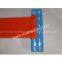 Teardrop pallet racking