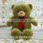 Yangzhou plush toy factory supply multicolor teddy bear plush toy with bow