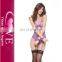 Secret Envy Purple Garter Sexy Teddy One Piece Sexy Lace Monokini Lingerie