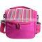 Snack Cooler Bag Baby Food Bag Hot Pink Insulated Bag