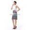Black and White Striped Skirt Women Plaid Skirt Red Black Plaid Skirt