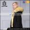 Wholesale winter fur coat with fur collar and lining for women and men