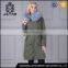 New luxury mr and mrs green fur lined parka