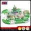 Defense Base DIY No.761952 Popular Series 2016 B/O Railway Train toys play set high quality