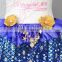 Aidocrystal Mermaid Sea style rhinestone flower Rave Party performance bra top Fancy Dress