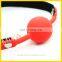 Fantasy sex toy Locking solid silicone rubber ball Gags, sex toys in dubai vagina