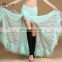 Q-6055 Egyption sexy lace long belly dance skirt