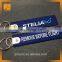promotional Eiffel Tower shaped led keychain with engraved text
