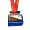 Wholesale custom made gold plating square shape award medal for sport souvenir