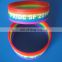 Promotional homosexual LGBT gay pride silicone/pvc wristband for gay pride day