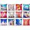 Christmas Lighting LED Throw Pillowcase Cover Cushion Printed Nonwoven Square Home Flashing home throw pillow covers 45x45cm