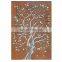 Hot sale CORTEN steel privacy screen laser cut screens