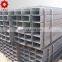 rectangular black building materials small size with thin wall thickness steel pipe