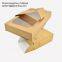 Craft Paper Packaging Box with Clear PET Window