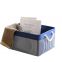 Stripe print storage basket rectangle storage basket cotton canvas folding laundry basket