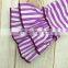 Wholesale Kids Clothes Dress 0-12 Years Old Purple ruffle Baby Girl Back To School Baby Dress