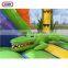 jungle junior moonwalk inflatable commercial bouncer jumping bouncy castle with slide