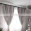 2020 Amazon Hot Selling Polyester Striped Double Lace Hollow-out Star Design Blackout Window Curtains For Bedroom Living Room
