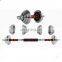 Adjustable Arm training Chromed Barbell Dumbbell Set