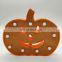 Battery Operated Plastic Pumpkin Marquee  Night Light For Halloween Decoration
