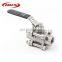 3pc stainless steel butt welding ball valve dn40